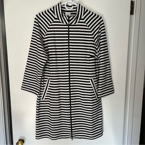 🖤 EUC Cabi black & white French Terry jacket